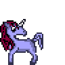Gorgeous pixelart kawai unicorn pony